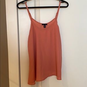 Coral Chiffon Flowy Tank